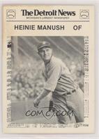 Heinie Manush [Good to VG‑EX]