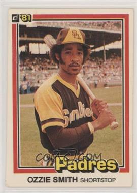 1981 Donruss - [Base] #1 - Ozzie Smith