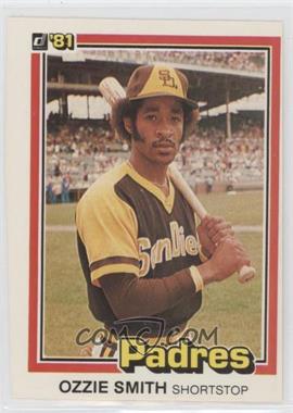 1981 Donruss - [Base] #1 - Ozzie Smith