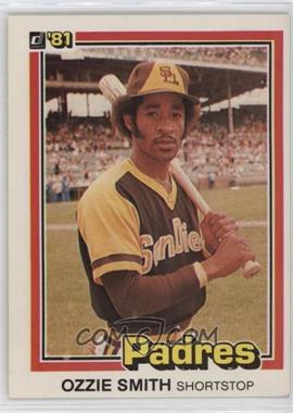 1981 Donruss - [Base] #1 - Ozzie Smith