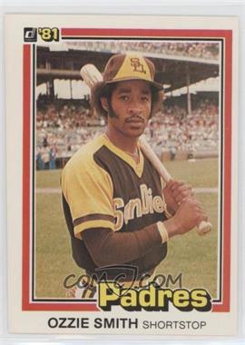 1981 Donruss - [Base] #1 - Ozzie Smith