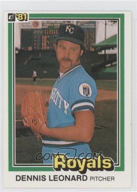 1981 Donruss - [Base] #102 - Dennis Leonard