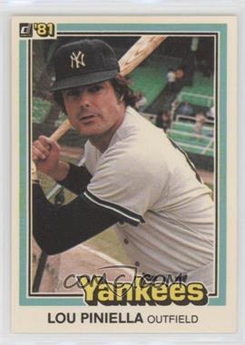 1981 Donruss - [Base] #109 - Lou Piniella