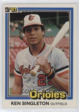 1981 Donruss - [Base] #115 - Ken Singleton