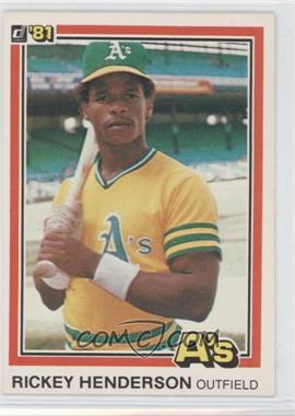 1981 Donruss - [Base] #119 - Rickey Henderson