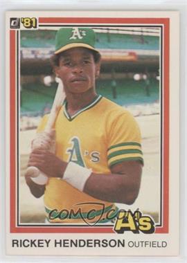 1981 Donruss - [Base] #119 - Rickey Henderson