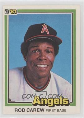 1981 Donruss - [Base] #169 - Rod Carew