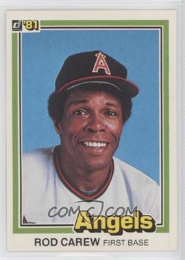 1981 Donruss - [Base] #169 - Rod Carew