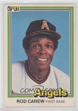 1981 Donruss - [Base] #169 - Rod Carew [Good to VG‑EX]