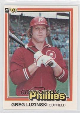 1981 Donruss - [Base] #175 - Greg Luzinski