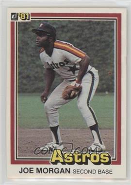 1981 Donruss - [Base] #18 - Joe Morgan