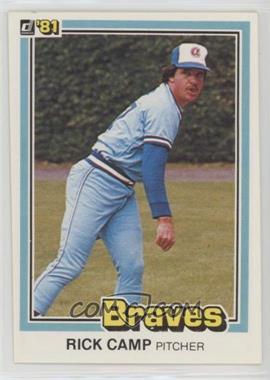 1981 Donruss - [Base] #197 - Rick Camp