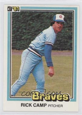 1981 Donruss - [Base] #197 - Rick Camp