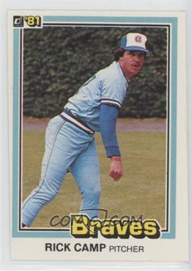 1981 Donruss - [Base] #197 - Rick Camp