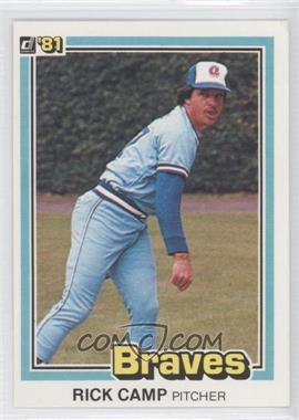 1981 Donruss - [Base] #197 - Rick Camp