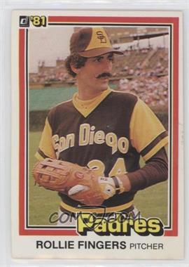 1981 Donruss - [Base] #2 - Rollie Fingers [EX to NM]
