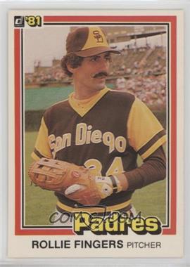 1981 Donruss - [Base] #2 - Rollie Fingers