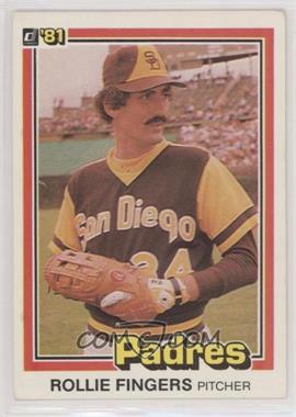 1981 Donruss - [Base] #2 - Rollie Fingers