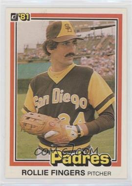 1981 Donruss - [Base] #2 - Rollie Fingers