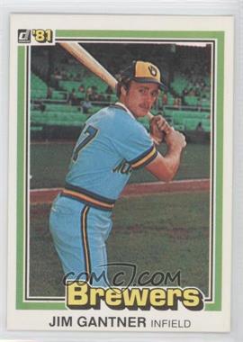 1981 Donruss - [Base] #204 - Jim Gantner