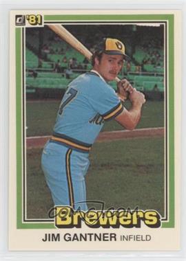 1981 Donruss - [Base] #204 - Jim Gantner