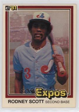 1981 Donruss - [Base] #209 - Rodney Scott