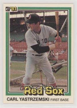 1981 Donruss - [Base] #214 - Carl Yastrzemski