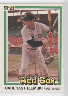 1981 Donruss - [Base] #214 - Carl Yastrzemski