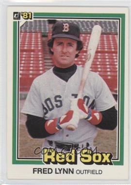 1981 Donruss - [Base] #218 - Fred Lynn