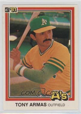 1981 Donruss - [Base] #239 - Tony Armas