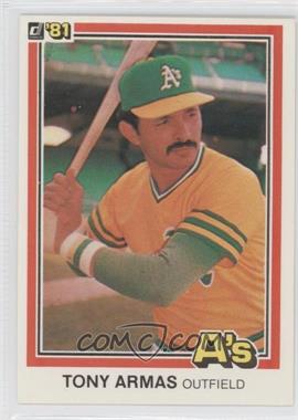 1981 Donruss - [Base] #239 - Tony Armas