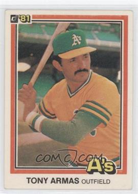 1981 Donruss - [Base] #239 - Tony Armas