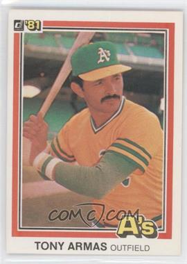 1981 Donruss - [Base] #239 - Tony Armas