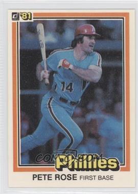 1981 Donruss - [Base] #251 - Pete Rose