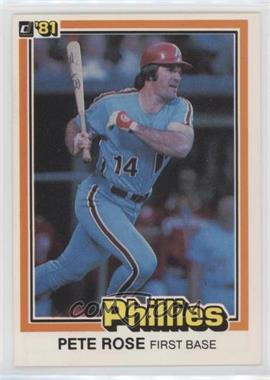 1981 Donruss - [Base] #251 - Pete Rose