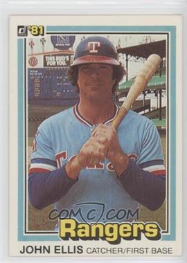 1981 Donruss - [Base] #26.1 - John Ellis (with bat, photo of Danny Walton)