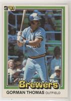 Gorman Thomas (1980 2nd Line 30-HR Mark 4th)