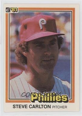 1981 Donruss - [Base] #33 - Steve Carlton