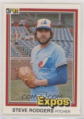 1981 Donruss - [Base] #330.1 - Steve Rogers (Last Name Rodgers on front)