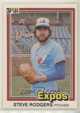 1981 Donruss - [Base] #330.1 - Steve Rogers (Last Name Rodgers on front)