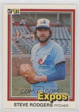 1981 Donruss - [Base] #330.1 - Steve Rogers (Last Name Rodgers on front)