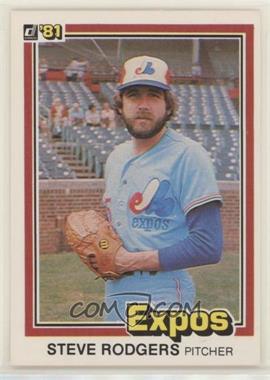 1981 Donruss - [Base] #330.1 - Steve Rogers (Last Name Rodgers on front)