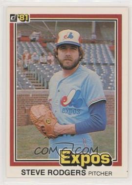 1981 Donruss - [Base] #330.1 - Steve Rogers (Last Name Rodgers on front)