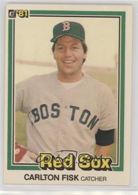 1981 Donruss - [Base] #335 - Carlton Fisk