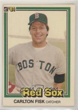 1981 Donruss - [Base] #335 - Carlton Fisk