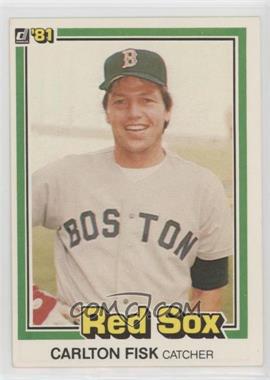 1981 Donruss - [Base] #335 - Carlton Fisk