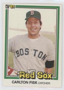 1981 Donruss - [Base] #335 - Carlton Fisk