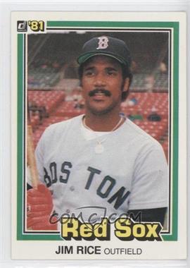 1981 Donruss - [Base] #338 - Jim Rice