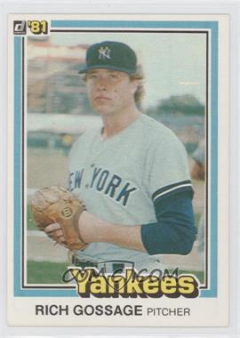 1981 Donruss - [Base] #347 - Rich Gossage