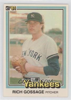 1981 Donruss - [Base] #347 - Rich Gossage